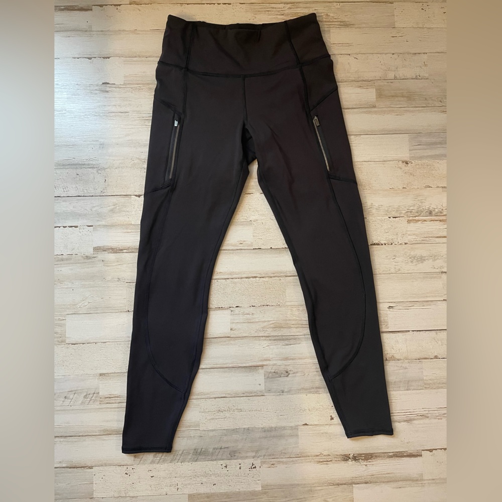 Athleta Black Rainier Tight Leggings Size Small Petite